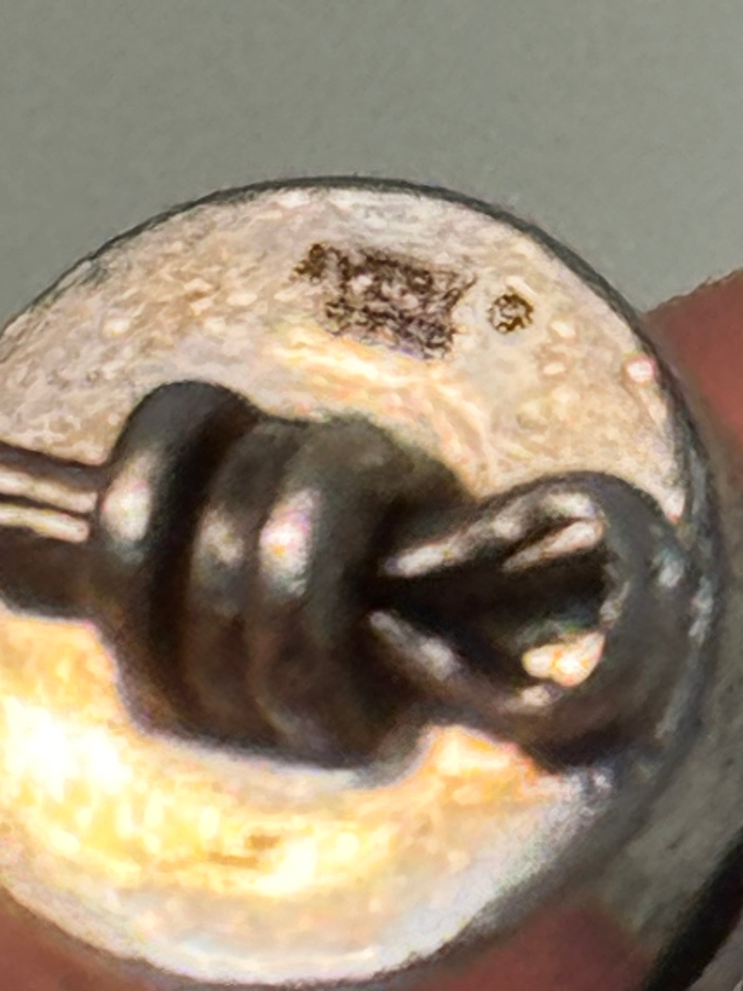 Pre Owned James Avery RETIRED RARE HTF Silver Alpha Omega Chi Rho Prayer Scroll Capsule