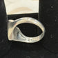 Pre-Owned James Avery Retired Sterling Silver Heart Scroll Ring Size 10