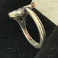 Pre-Owned James Avery Retired Sterling Silver Scroll Heart Ring Size 8
