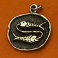 Pre Owned James Avery Retired Silver HTF Abstract Pisces Zodiac Pendant or Charm