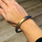 Pre Owned Alexis Bittar Lucite Champagne Gold Bangle Bracelet