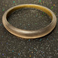 Pre Owned Alexis Bittar Lucite Champagne Gold Bangle Bracelet