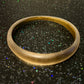 Pre Owned Alexis Bittar Lucite Liquid Gold Bangle Bracelet