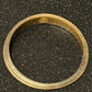 Pre Owned Alexis Bittar Lucite Liquid Gold Bangle Bracelet