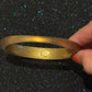 Pre Owned Alexis Bittar Lucite Liquid Gold Bangle Bracelet