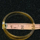 Pre Owned Alexis Bittar Lucite Liquid Gold Bangle Bracelet