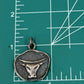 Pre-Owned James Avery Rare & Retired Sterling Silver Taurus Bull Pendant