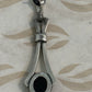 Pre-Owned James Avery Retired Sterling Silver & Onyx Dangle Earrings