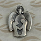 Pre-Owned James Avery Retired Sterling Silver Large Guardian Angel Pin