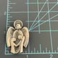 Pre-Owned James Avery Retired Sterling Silver Large Guardian Angel Pin