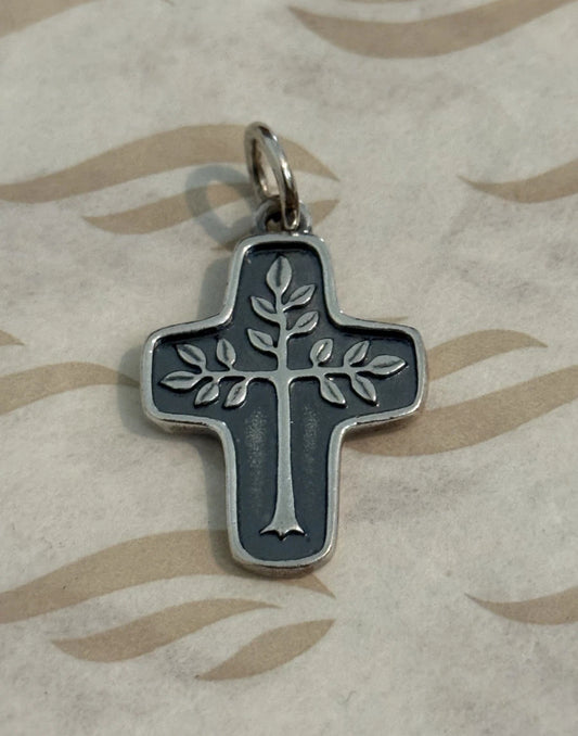 Pre-Owned James Avery Retired Sterling Silver Tree of Life Charm