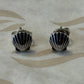 Pre-Owned James Avery Retired Sterling Silver Shell Studs Earrings