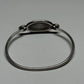 Pre-Owned James Avery Retired Sterling Silver Engravable Hook On 2.5” Bracelet