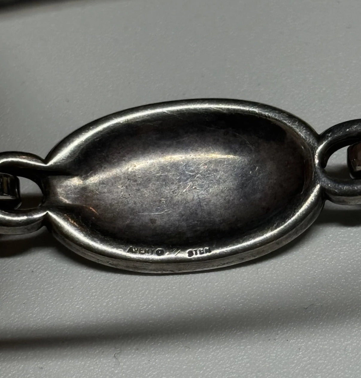 Pre-Owned James Avery Retired Sterling Silver Engravable Hook On 2.5” Bracelet