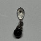 Pre-Owned James Avery Retired Sterling Silver Dangle Black Onyx Silver Earrings