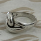 Pre-Owned James Avery Retired Sterling Silver Cadena Knot Ring Size 9