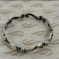 Pre-Owned James Avery Retired Sterling Silver Europa Scroll Bangle Bracelet