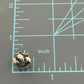 Pre-Owned James Avery Retired Sterling Silver Heart Knot Stud Earrings