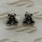 Pre-Owned James Avery Sterling Silver Retired Teddy Bear Stud Earrings