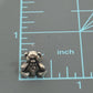Pre-Owned James Avery Sterling Silver Retired Teddy Bear Stud Earrings