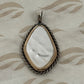 Pre-Owned James Avery Retired Sterling Silver & 14k Alessandra Mother of Pearl Pendant