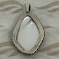 Pre-Owned James Avery Retired Sterling Silver & 14k Alessandra Mother of Pearl Pendant