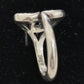 Pre-Owned James Avery Retired Sterling Silver Scroll Heart Ring Size 6.5