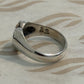 Pre-Owned James Avery Retired 14k Gold and Sterling Silver Heart With Cross Ring Size 7