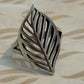 Pre-Owned James Avery Retired Sterling Silver HTF Open Leaf Ring Size 10.5