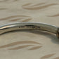 Pre-Owned James Avery Retired 14K Gold & 925 Sterling Silver Hammered Beehive Bracelet