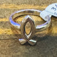 Pre owned James Avery Retired Silver Icthus Ring Size 6.75