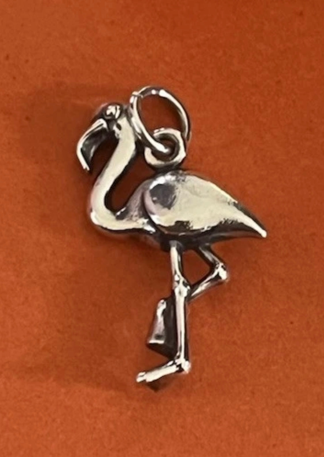 Pre Owned James Avery Retired Silver Flamingo Charm