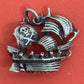 Pre Owned James Avery Retired EXTREMELY RARE Silver Pirate Ship Charm or Pendant