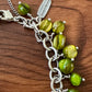 James Avery Silver Charm Bracelet Green Mother of Pearl Enhancer Charms Cha Cha Design