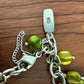 James Avery Silver Charm Bracelet Green Mother of Pearl Enhancer Charms Cha Cha Design