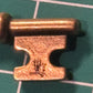 Pre Owned James Avery RETIRED Bronze Renaissance Key Pendant Skeleton Key