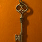 Pre Owned James Avery RETIRED Bronze Renaissance Key Pendant Skeleton Key