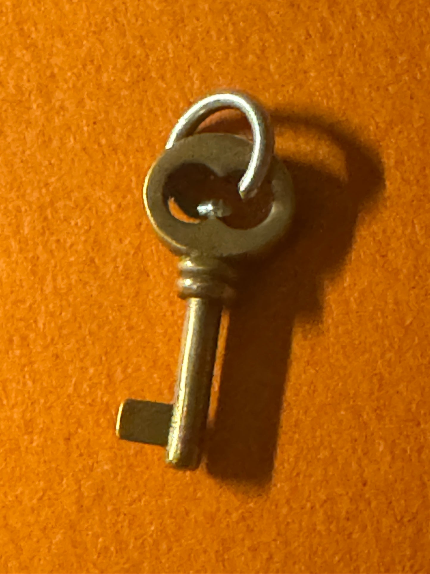 Pre Owned James Avery Retired Forever Bronze Mini Key Charm