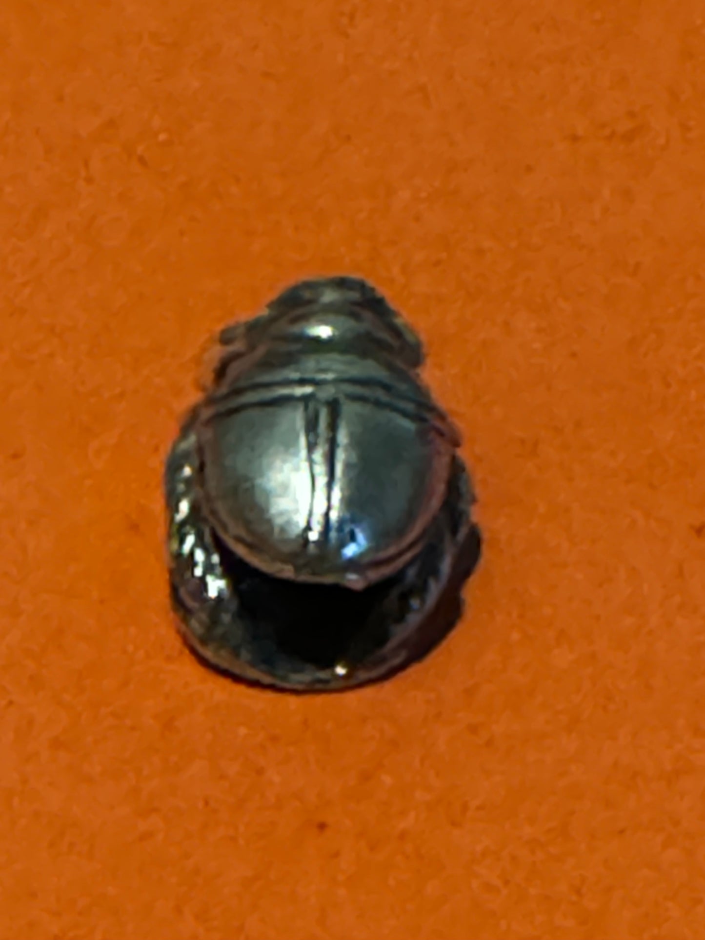 Pre Owned James Avery RARE and RETIRED 3D Silver Scarab Charm