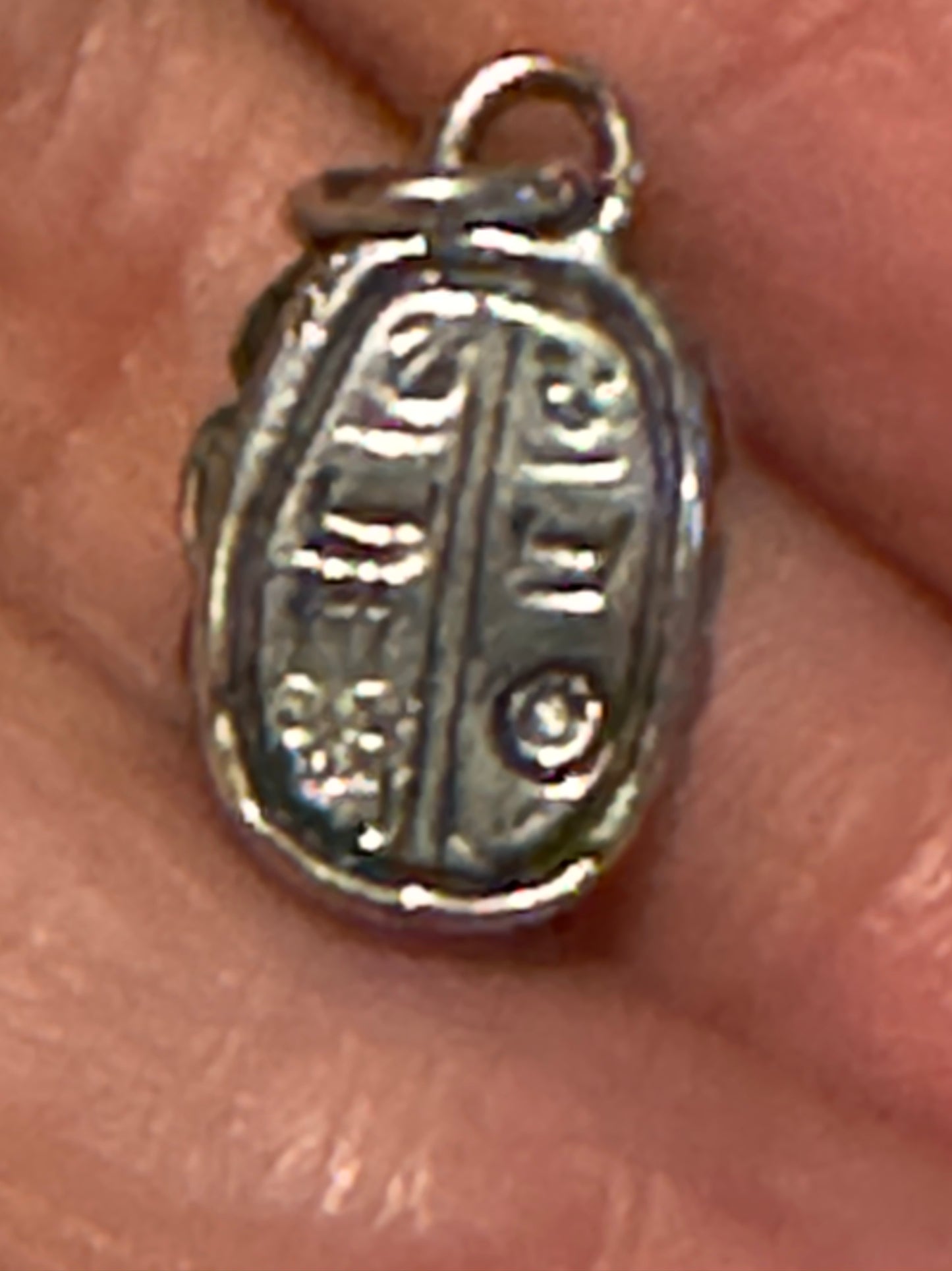 Pre Owned James Avery RARE and RETIRED 3D Silver Scarab Charm