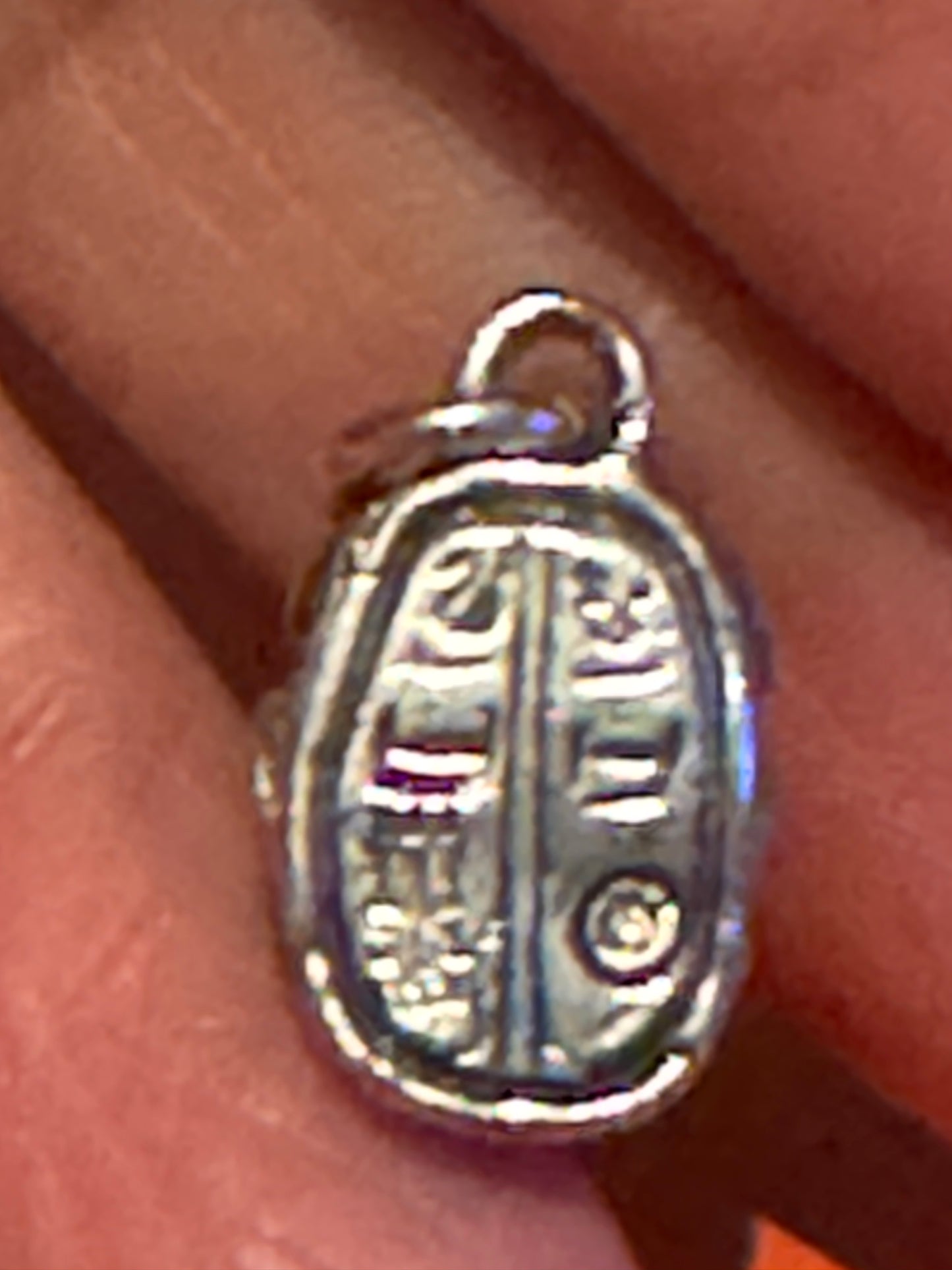 Pre Owned James Avery RARE and RETIRED 3D Silver Scarab Charm