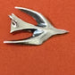 Pre Owned James Avery Retired Silver Descending Dove Pendant