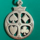 Pre Owned James Avery Retired RARE Suit Of Playing Cards Silver Charm or Pendant