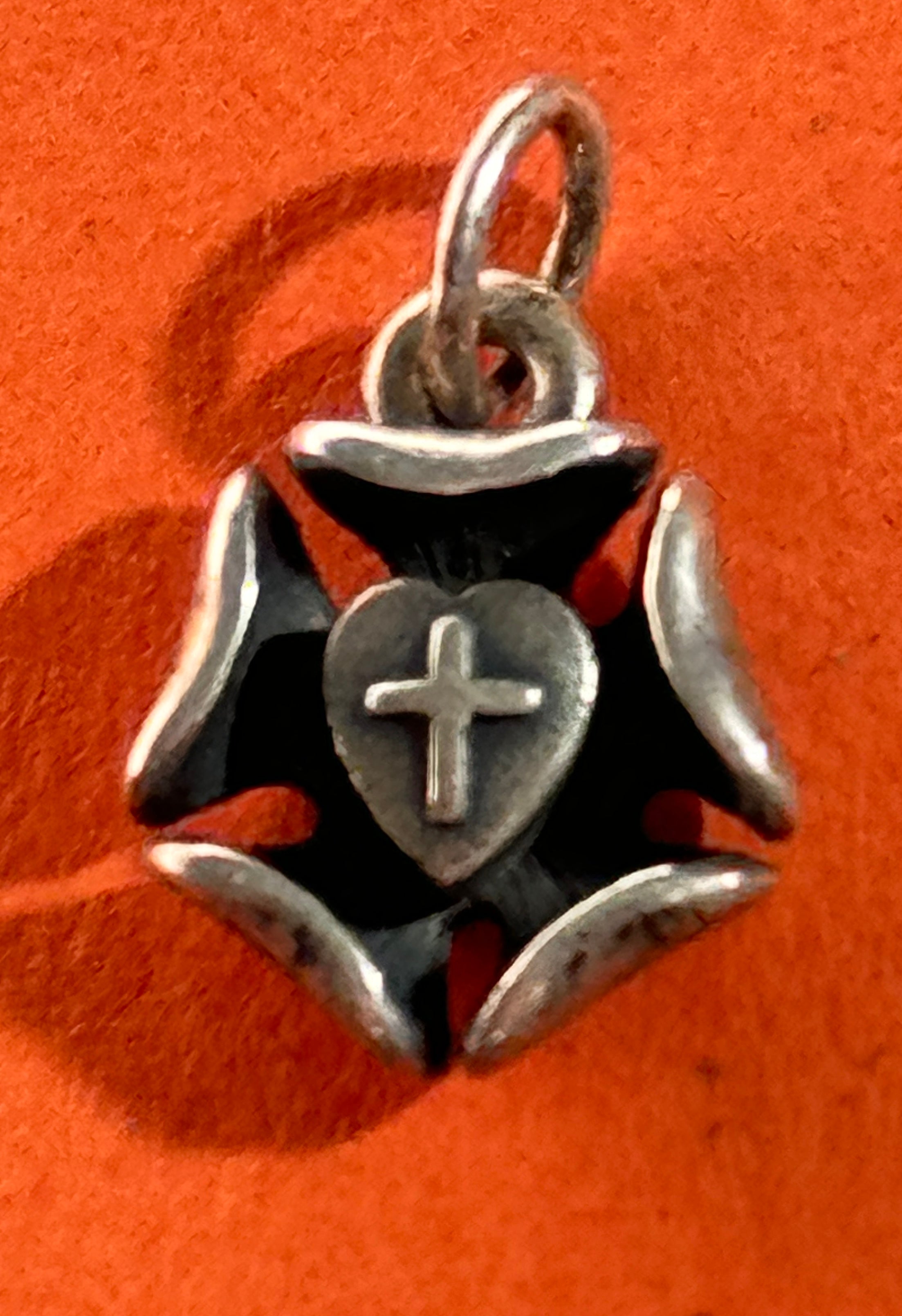 James Avery HTF Oval Cross high quality Charm