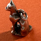 Pre Owned James Avery Retired Silver 3D Vintage Sitting Cat Charm or Pendant