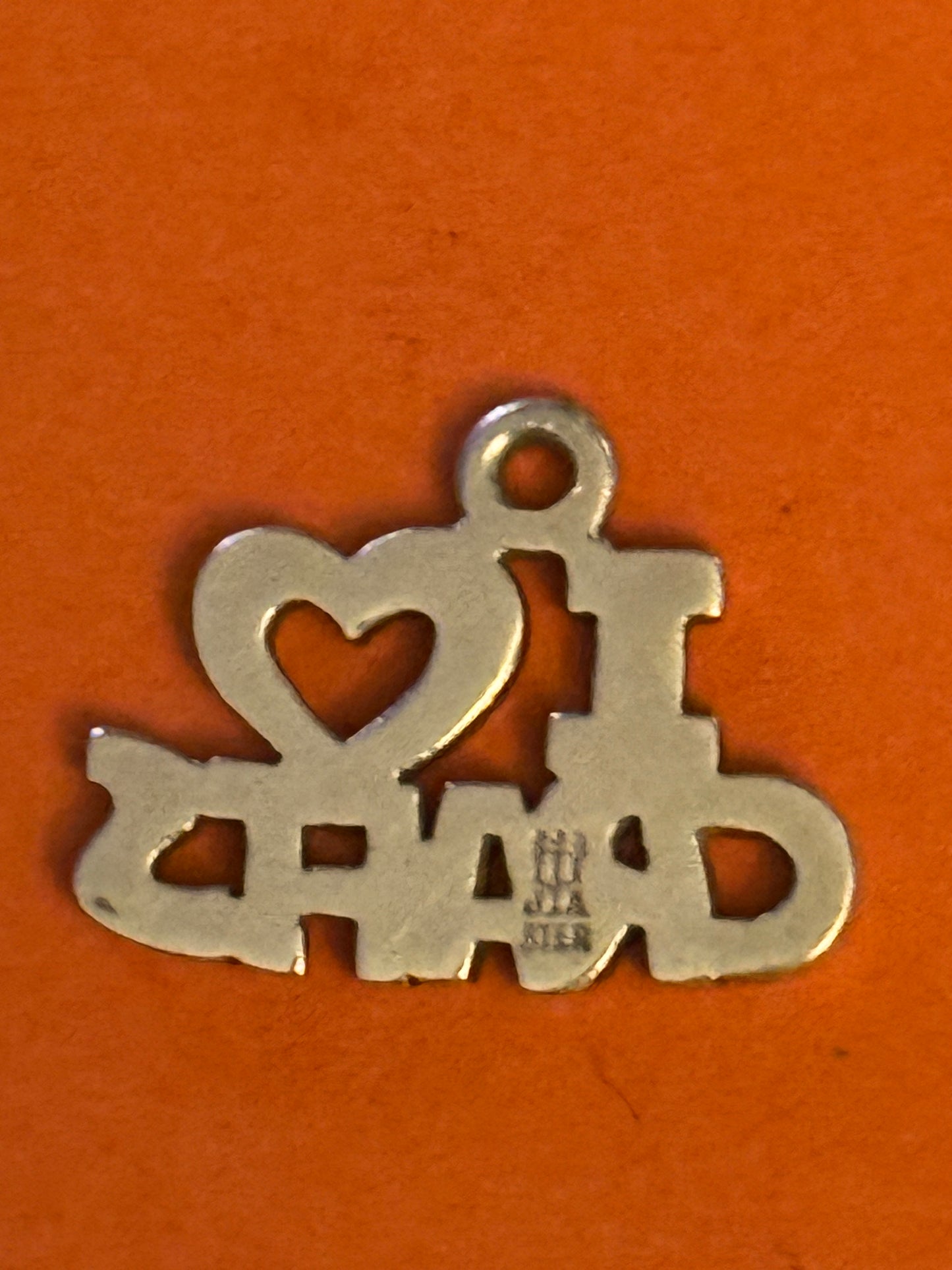 Pre Owned James Avery Retired Silver I Love Crafts Charm