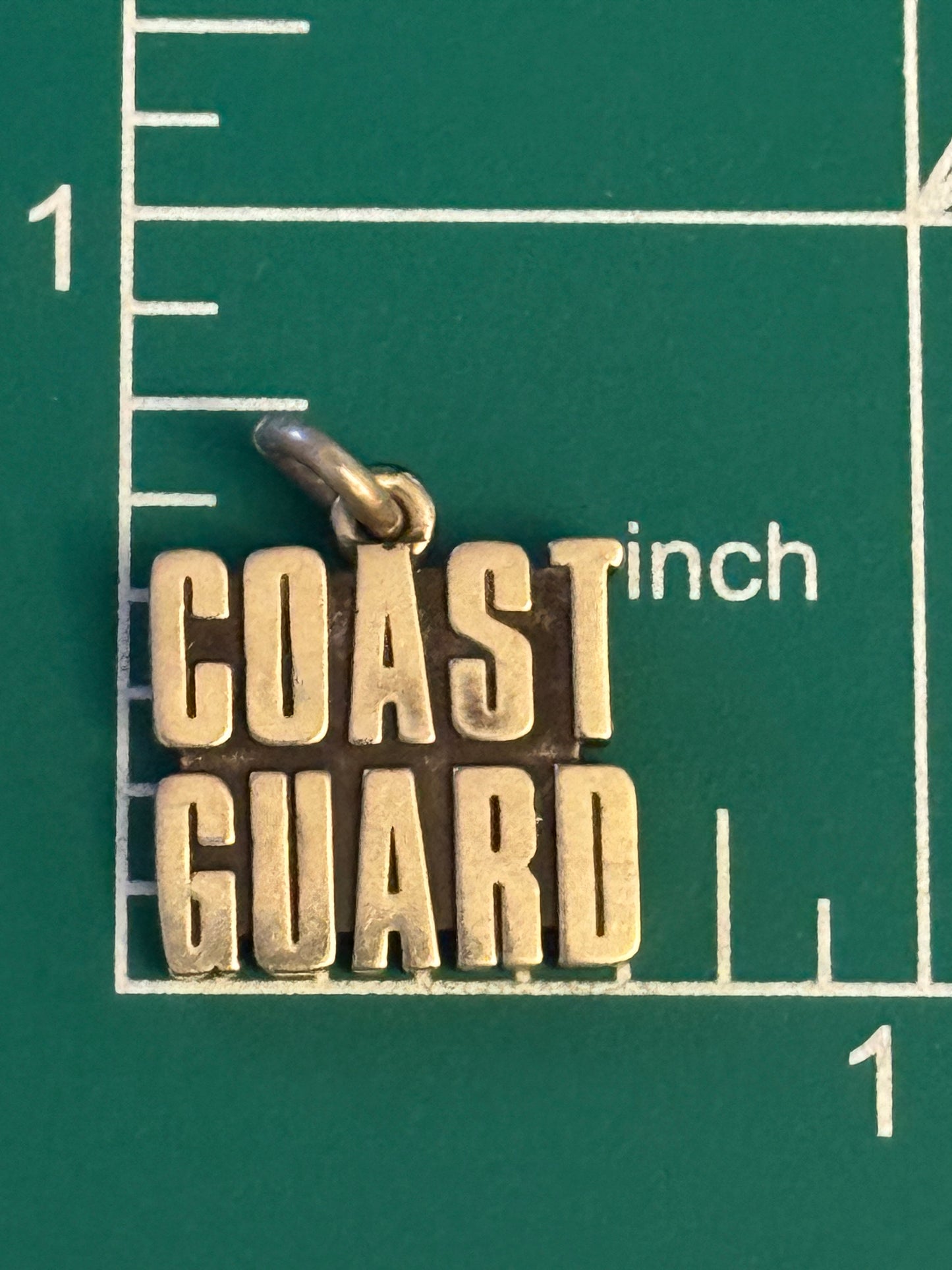 Pre Owned James Avery Retired Silver HTF Silver Coast Guard Charm