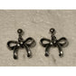MINT CONDITION James Avery Retired Silver Bow Post Earrings In JA Box And Pouch Pre-Owned