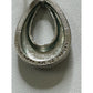Vintage Judith Ripka Sterling Silver Textured Braided Teardrop Earrings 10g