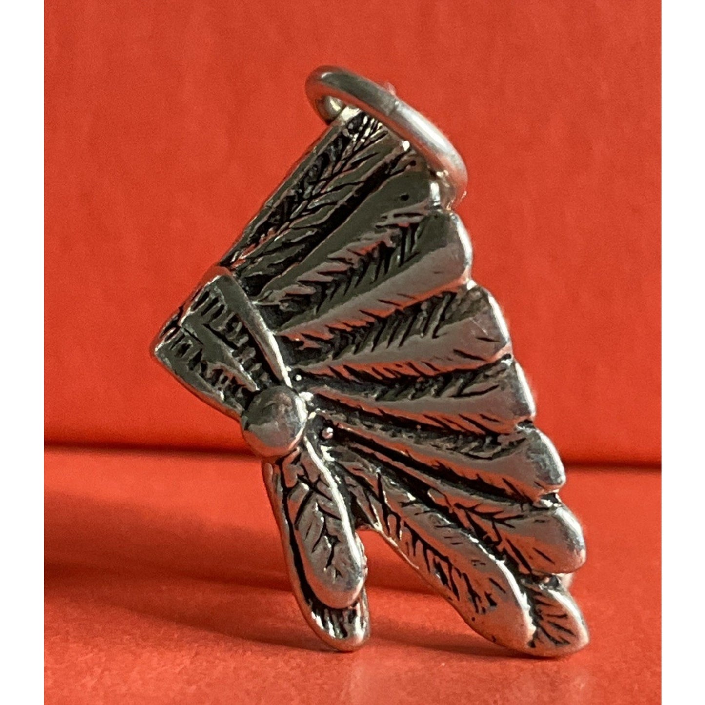 Vintage Sterling Silver Native American Headdress Charm